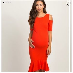 Mermaid style siren red Pinkblush dress NWT
